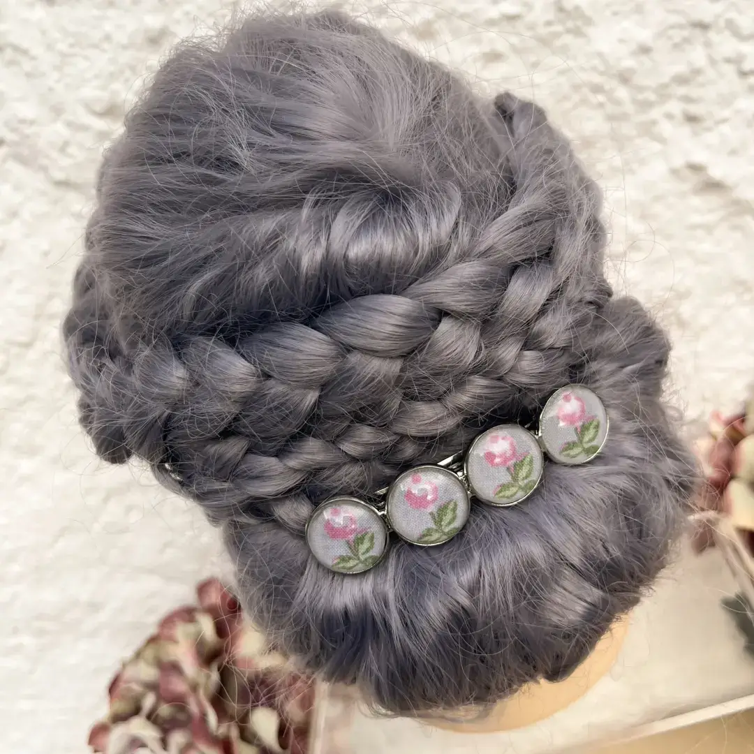 Trachten-Haarspange für Damen mit Rosen gelb – Bild 1 – Chiemgauer Heimatwerk Trachten-Onlineshop Trachten-Haarspange für Damen mit Rosen gelb - Bild 1 - Chiemgauer Heimatwerk Trachten-Onlineshop