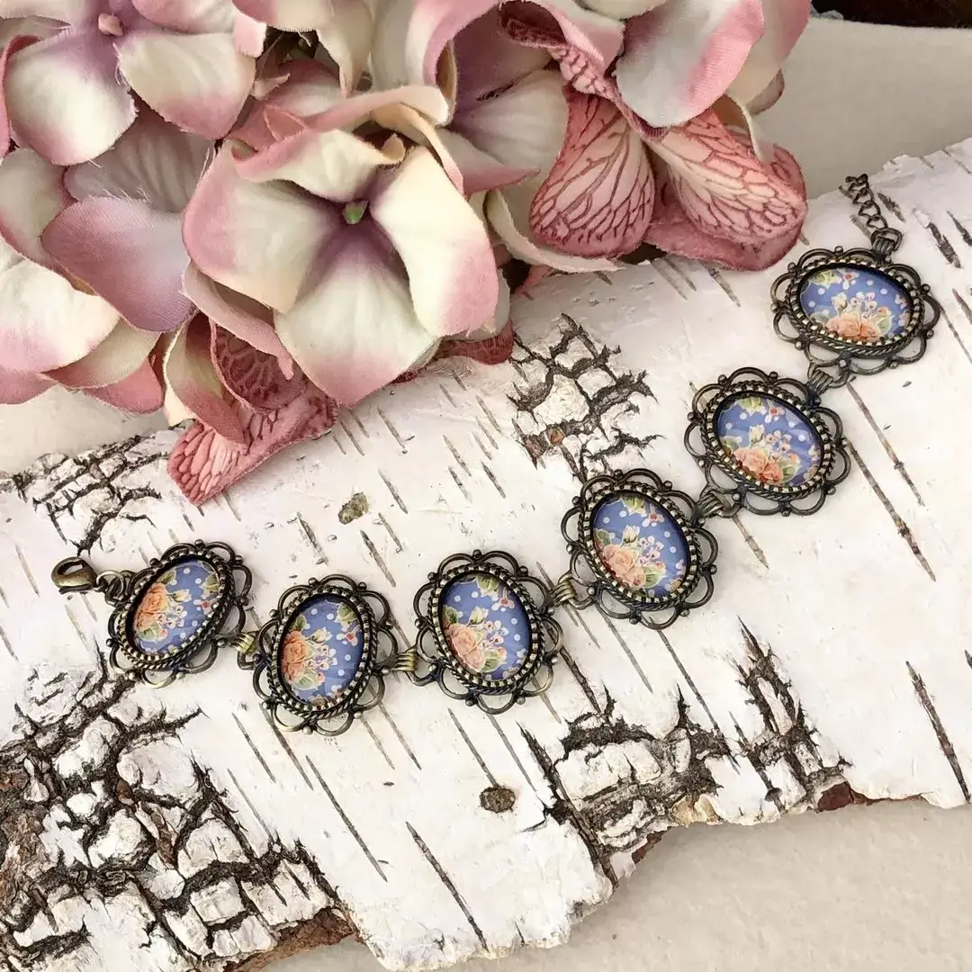Dirndlschmuck Trachten-Armband für Damen blau – Bild 1 – Chiemgauer Heimatwerk Trachten-Onlineshop Dirndlschmuck Trachten-Armband für Damen blau - Bild 1 - Chiemgauer Heimatwerk Trachten-Onlineshop