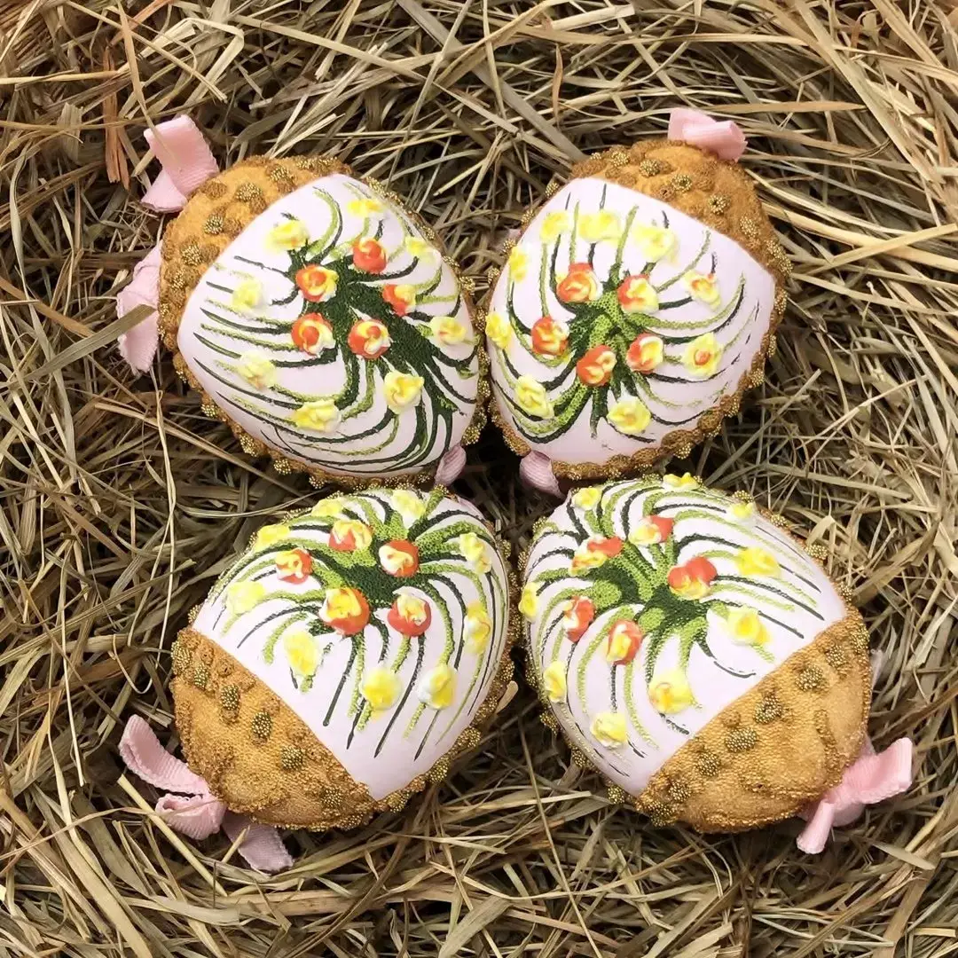 Handbemalte Ostereier mit Narzissen rosa – Bild 1 – Chiemgauer Heimatwerk Trachten-Onlineshop Handbemalte Ostereier mit Narzissen rosa - Bild 1 - Chiemgauer Heimatwerk Trachten-Onlineshop