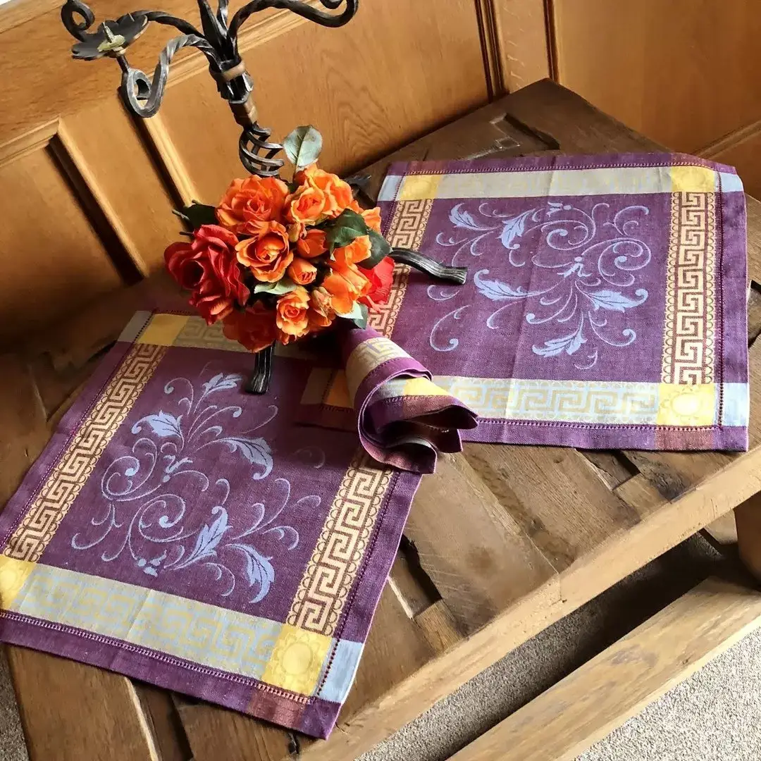 Leinen Serviette in beere-bleu – Bild 1 – Chiemgauer Heimatwerk Trachten-Onlineshop Leinen Serviette in beere-bleu - Bild 1 - Chiemgauer Heimatwerk Trachten-Onlineshop