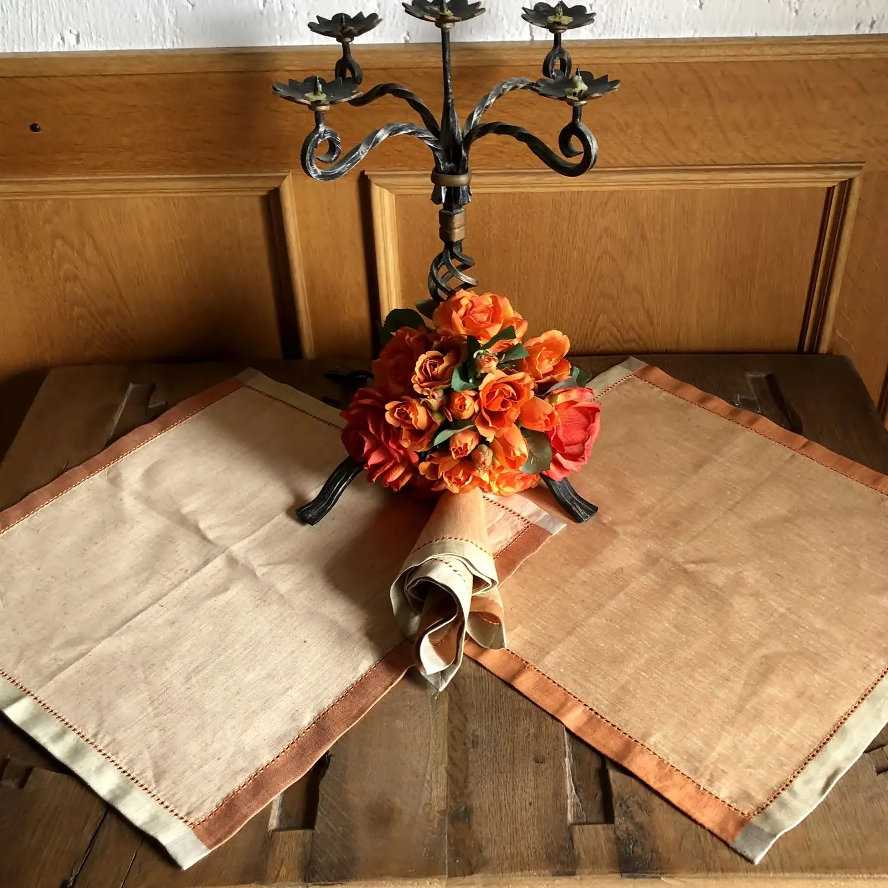 Leinen Serviette in terrakotta – Bild 2 – Chiemgauer Heimatwerk Trachten-Onlineshop Leinen Serviette in terrakotta - Bild 2 - Chiemgauer Heimatwerk Trachten-Onlineshop