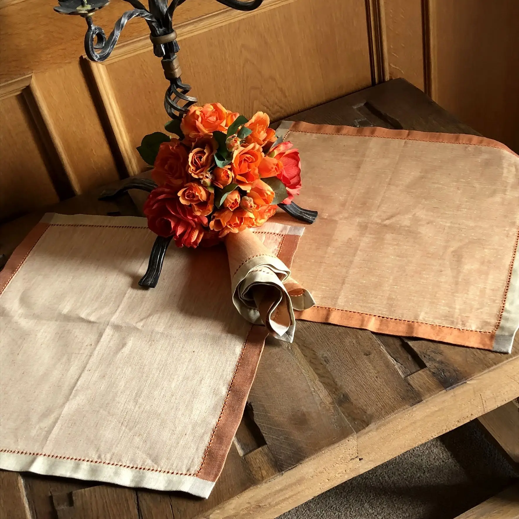 Leinen Serviette in terrakotta – Bild 3 – Chiemgauer Heimatwerk Trachten-Onlineshop Leinen Serviette in terrakotta - Bild 3 - Chiemgauer Heimatwerk Trachten-Onlineshop