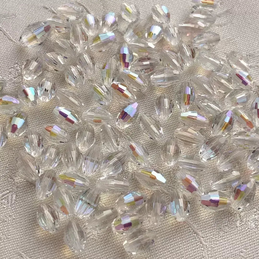 Swarovski Olive geschliffen kristall AB 6 mm - Bild 1 - Chiemgauer Heimatwerk Trachten-Onlineshop