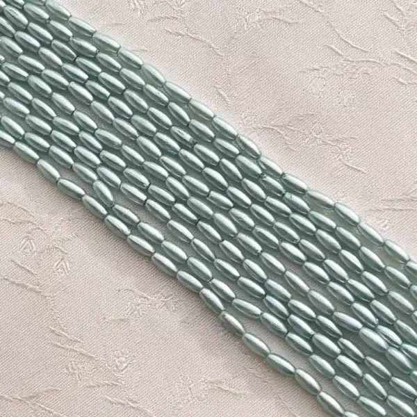 Wachsoliven türkis in 6 mm – Bild 1 – Chiemgauer Heimatwerk Trachten-Onlineshop Wachsoliven türkis in 6 mm - Bild 1 - Chiemgauer Heimatwerk Trachten-Onlineshop