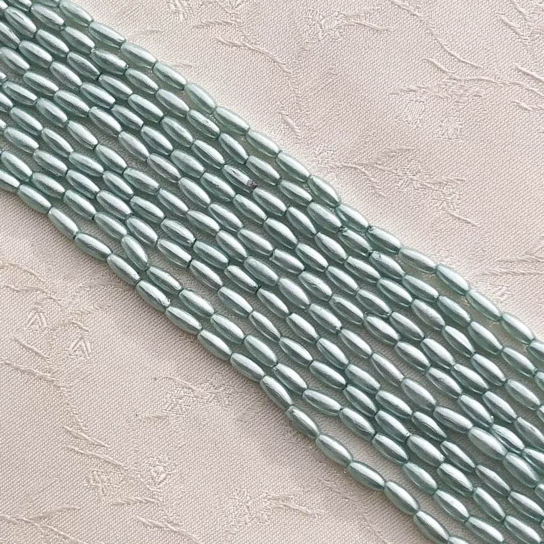 Wachsoliven türkis in 6 mm – Bild 1 – Chiemgauer Heimatwerk Trachten-Onlineshop Wachsoliven türkis in 6 mm - Bild 1 - Chiemgauer Heimatwerk Trachten-Onlineshop