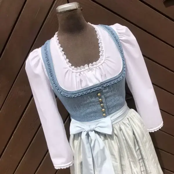 Waldorff Dirndlbluse langarm mit plissierter Spitze – Bild 1 – Chiemgauer Heimatwerk Trachten-Onlineshop Waldorff Dirndlbluse langarm mit plissierter Spitze - Bild 1 - Chiemgauer Heimatwerk Trachten-Onlineshop