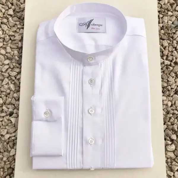 Arzberger Trachtenhemd Stehkragen in Slim Line No. 1 - Bild 1 - Chiemgauer Heimatwerk Trachten-Onlineshop