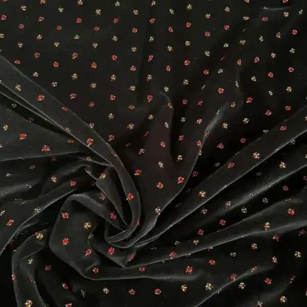 Bestickter Samt schwarz mit Blumen rot-grün (Kopie) – Bild 4 – Chiemgauer Heimatwerk Trachten-Onlineshop Bestickter Samt schwarz mit Blumen rot-grün (Kopie) - Bild 4 - Chiemgauer Heimatwerk Trachten-Onlineshop