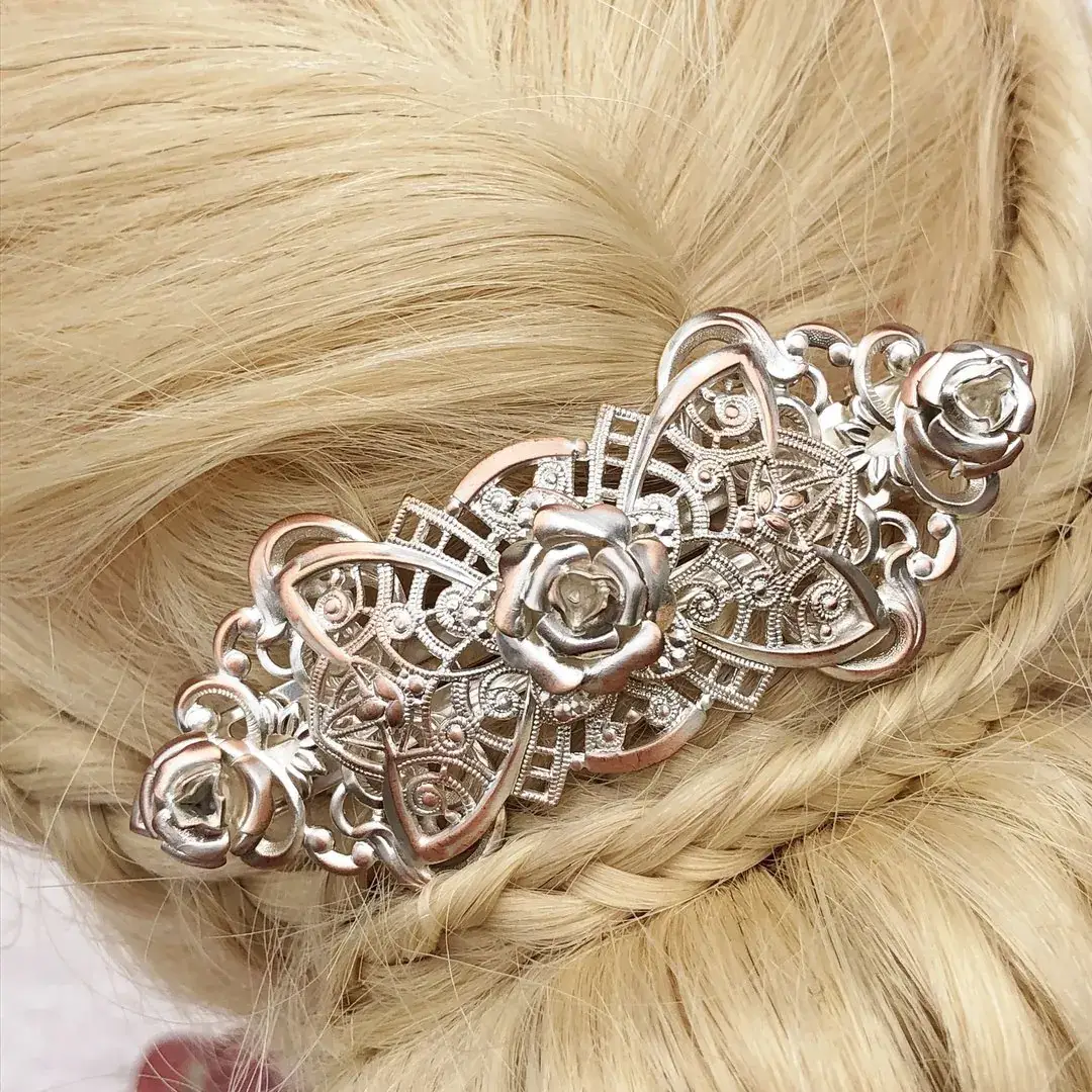 Filigrane Trachten-Haarspange silber-rosé No. 4 – Bild 70 – Chiemgauer Heimatwerk Trachten-Onlineshop Filigrane Trachten-Haarspange silber-rosé No. 4 - Bild 70 - Chiemgauer Heimatwerk Trachten-Onlineshop