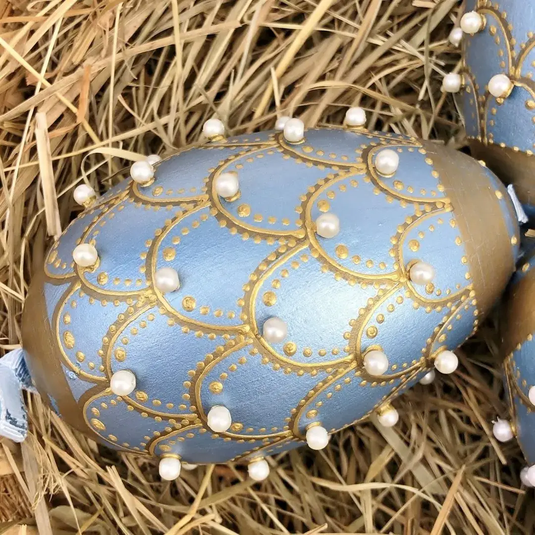 Handbemalte Gänseeier in hellblau – Bild 16 – Chiemgauer Heimatwerk Trachten-Onlineshop Handbemalte Gänseeier in hellblau - Bild 16 - Chiemgauer Heimatwerk Trachten-Onlineshop