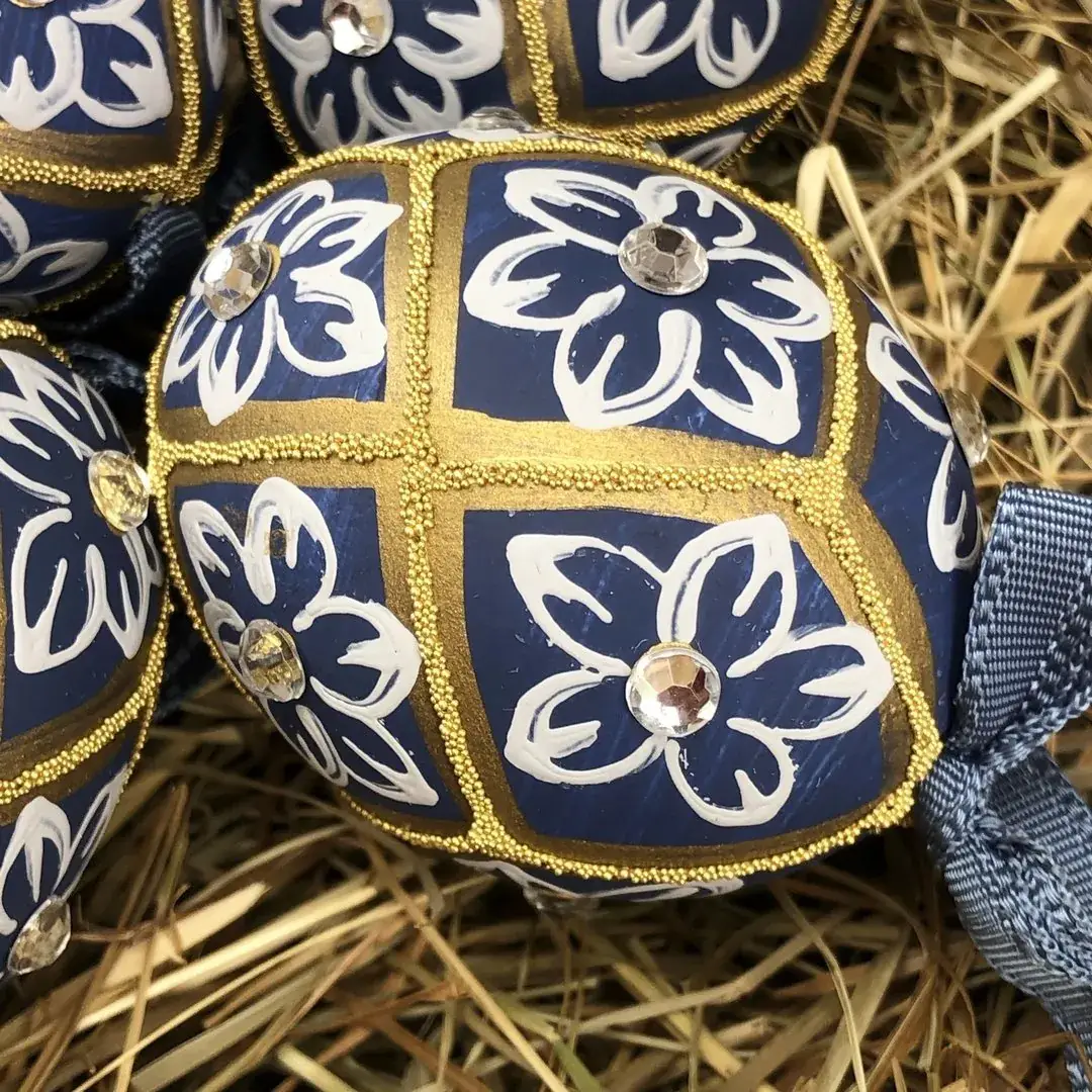 Handbemalte Ostereier in blau – Bild 6 – Chiemgauer Heimatwerk Trachten-Onlineshop Handbemalte Ostereier in blau - Bild 6 - Chiemgauer Heimatwerk Trachten-Onlineshop