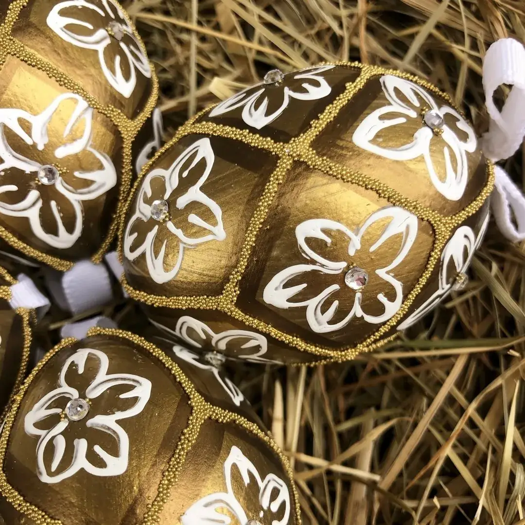 Handbemalte Ostereier in gold – Bild 8 – Chiemgauer Heimatwerk Trachten-Onlineshop Handbemalte Ostereier in gold - Bild 8 - Chiemgauer Heimatwerk Trachten-Onlineshop