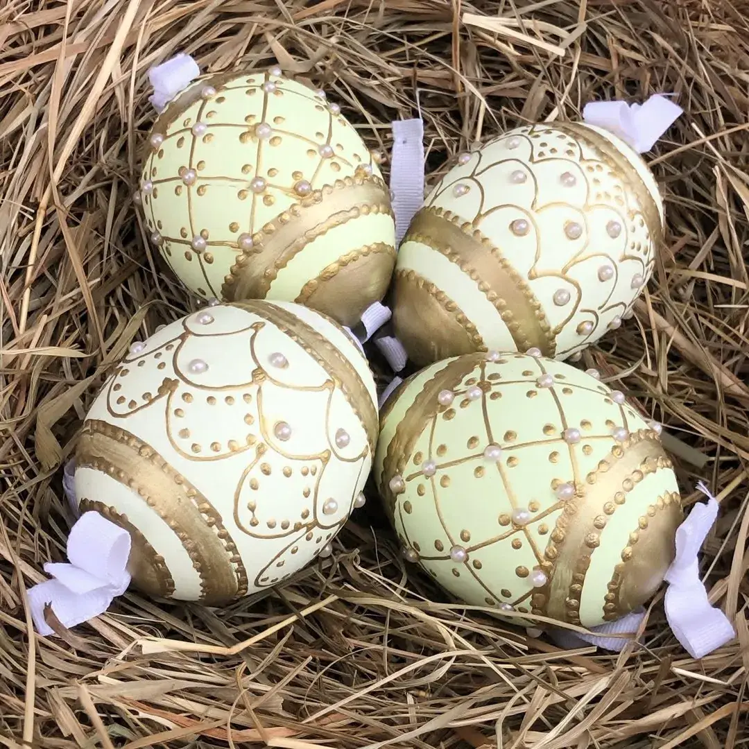 Handbemalte Ostereier mit Fabergé grün No. 1 – Bild 7 – Chiemgauer Heimatwerk Trachten-Onlineshop Handbemalte Ostereier mit Fabergé grün No. 1 - Bild 7 - Chiemgauer Heimatwerk Trachten-Onlineshop