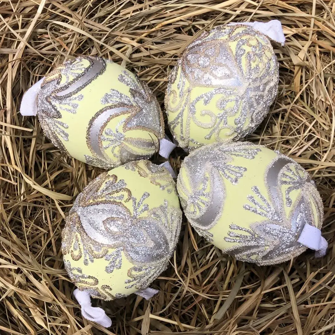 Handbemalte Ostereier mit Flitter limone No. 2 – Bild 7 – Chiemgauer Heimatwerk Trachten-Onlineshop Handbemalte Ostereier mit Flitter limone No. 2 - Bild 7 - Chiemgauer Heimatwerk Trachten-Onlineshop