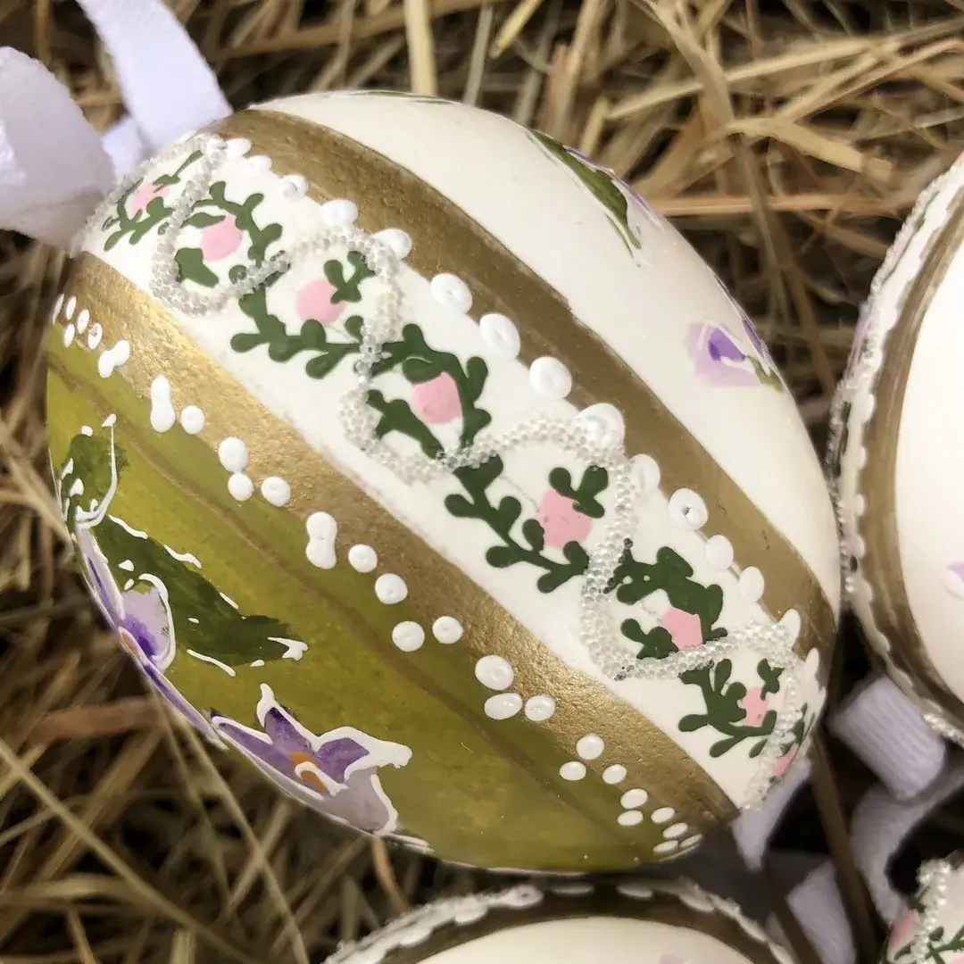 Handbemalte Ostereier mit Glockenblume – Bild 15 – Chiemgauer Heimatwerk Trachten-Onlineshop Handbemalte Ostereier mit Glockenblume - Bild 15 - Chiemgauer Heimatwerk Trachten-Onlineshop