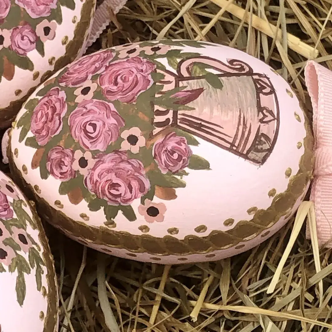 Handbemalte Ostereier mit Rosen burgund – Bild 7 – Chiemgauer Heimatwerk Trachten-Onlineshop Handbemalte Ostereier mit Rosen burgund - Bild 7 - Chiemgauer Heimatwerk Trachten-Onlineshop