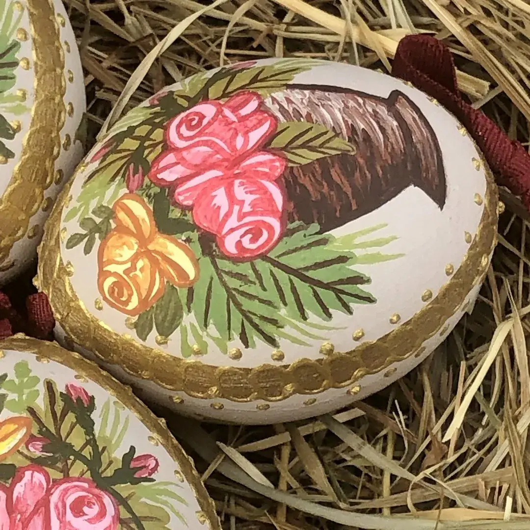 Handbemalte Ostereier mit Rosen rot – Bild 6 – Chiemgauer Heimatwerk Trachten-Onlineshop Handbemalte Ostereier mit Rosen rot - Bild 6 - Chiemgauer Heimatwerk Trachten-Onlineshop