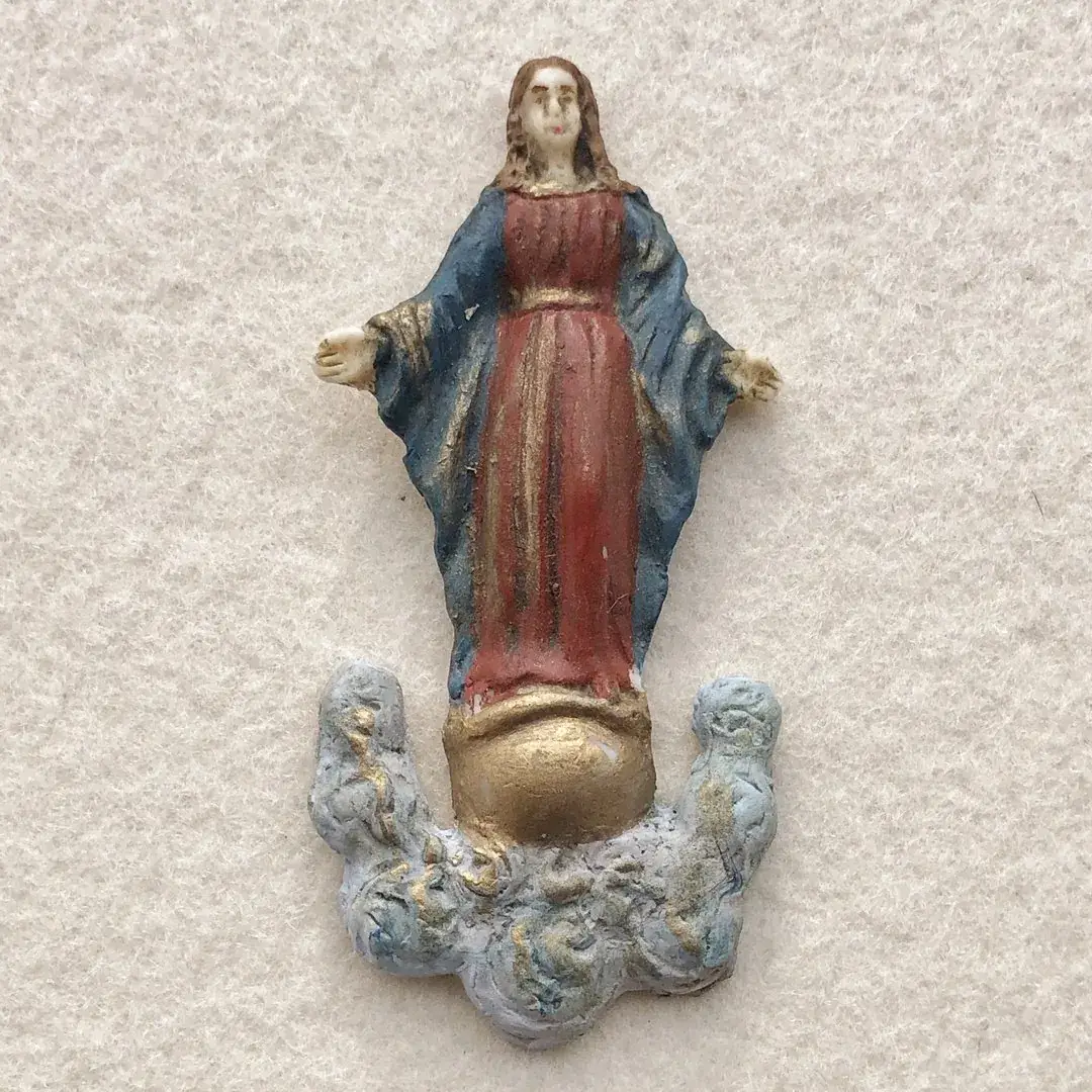 Wolkenmadonna handgefertigte Wachsmodel für Klosterarbeit No. 2 – Bild 1 – Chiemgauer Heimatwerk Trachten-Onlineshop Wolkenmadonna handgefertigte Wachsmodel für Klosterarbeit No. 2 - Bild 1 - Chiemgauer Heimatwerk Trachten-Onlineshop