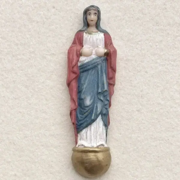 Madonna auf Sockel handgefertigte Wachsmodel für Klosterarbeit – Bild 1 – Chiemgauer Heimatwerk traditioneller Trachten-Onlineshop Madonna auf Sockel handgefertigte Wachsmodel für Klosterarbeit - Bild 1 - Chiemgauer Heimatwerk traditioneller Trachten-Onlineshop