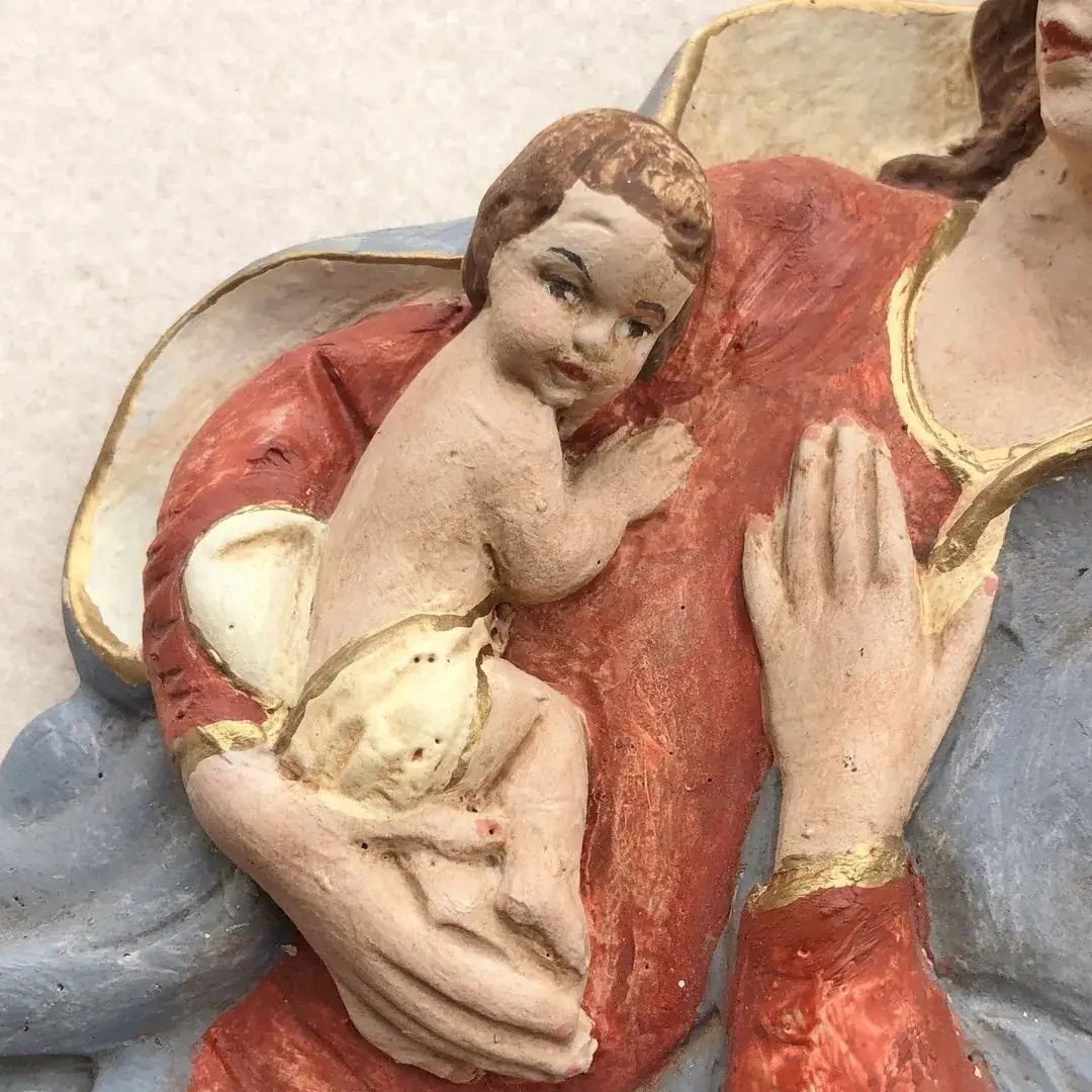 Madonna mit Kind handgefertigte Wachsmodel für Klosterarbeit – Bild 10 – Chiemgauer Heimatwerk Trachten-Onlineshop Madonna mit Kind handgefertigte Wachsmodel für Klosterarbeit - Bild 10 - Chiemgauer Heimatwerk Trachten-Onlineshop