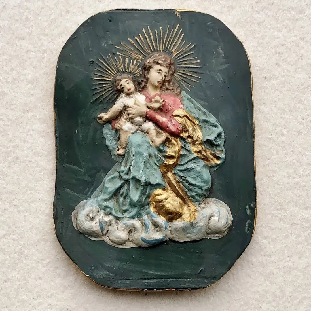 Wolkenmadonna handgefertigte Wachsmodel für Klosterarbeit No. 1 – Bild 1 – Chiemgauer Heimatwerk Trachten-Onlineshop Wolkenmadonna handgefertigte Wachsmodel für Klosterarbeit No. 1 - Bild 1 - Chiemgauer Heimatwerk Trachten-Onlineshop