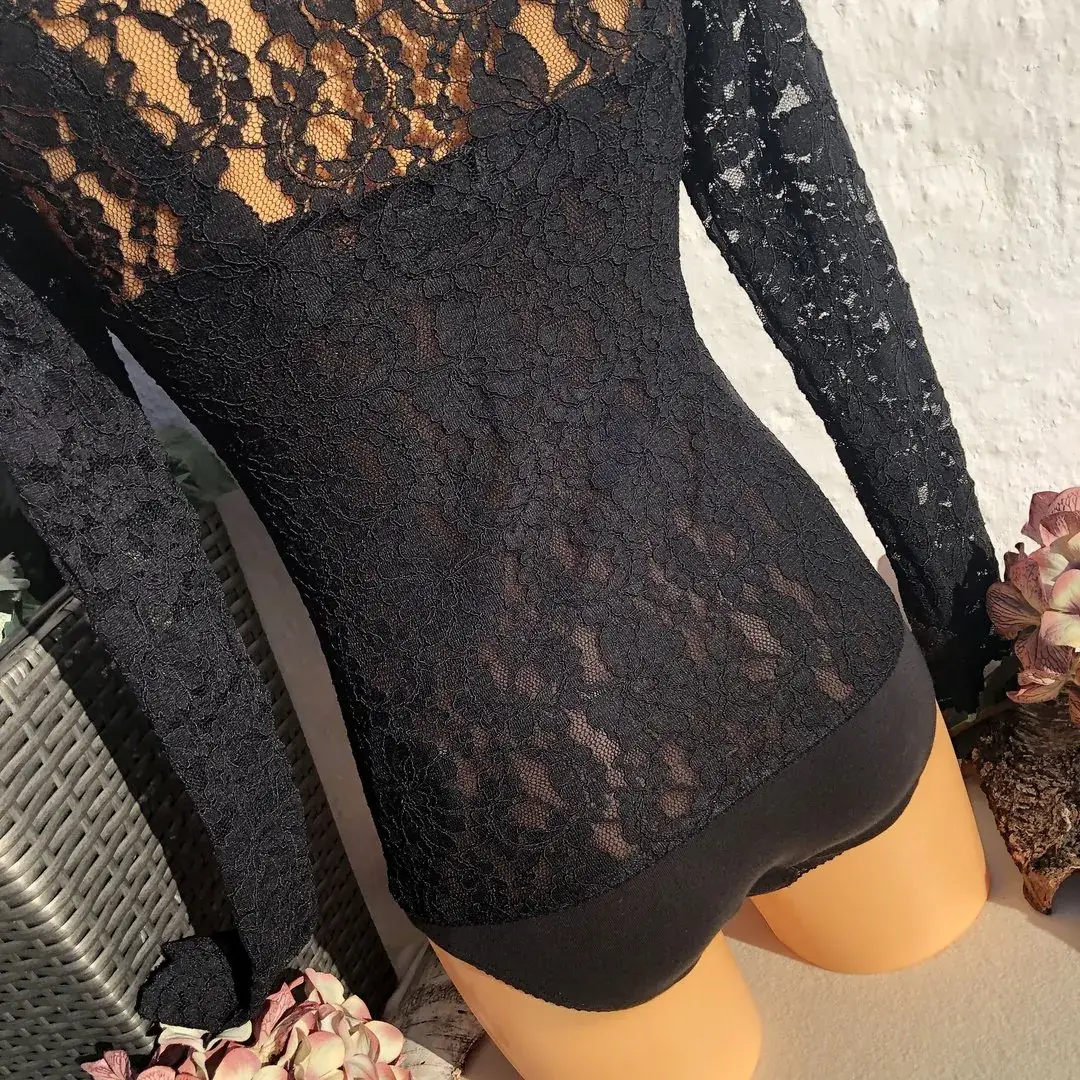 Hochgeschlossener Waldorff Body langarm aus Spitze schwarz – Bild 27 – Chiemgauer Heimatwerk Trachten-Onlineshop Hochgeschlossener Waldorff Body langarm aus Spitze schwarz - Bild 27 - Chiemgauer Heimatwerk Trachten-Onlineshop