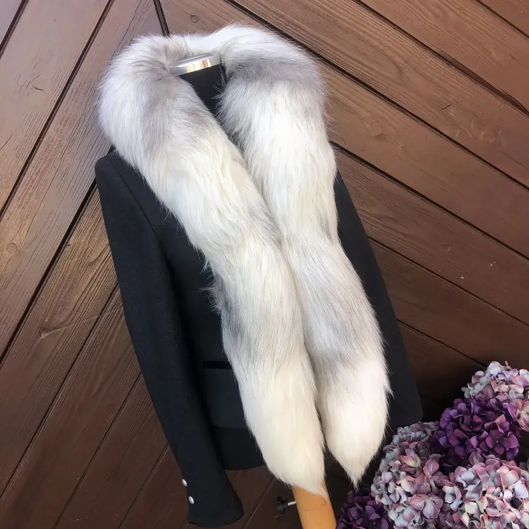 Pelz-Stola aus Fuchs in weiß-meliert – Bild 17 – Chiemgauer Heimatwerk Trachten-Onlineshop Pelz-Stola aus Fuchs in weiß-meliert - Bild 17 - Chiemgauer Heimatwerk Trachten-Onlineshop