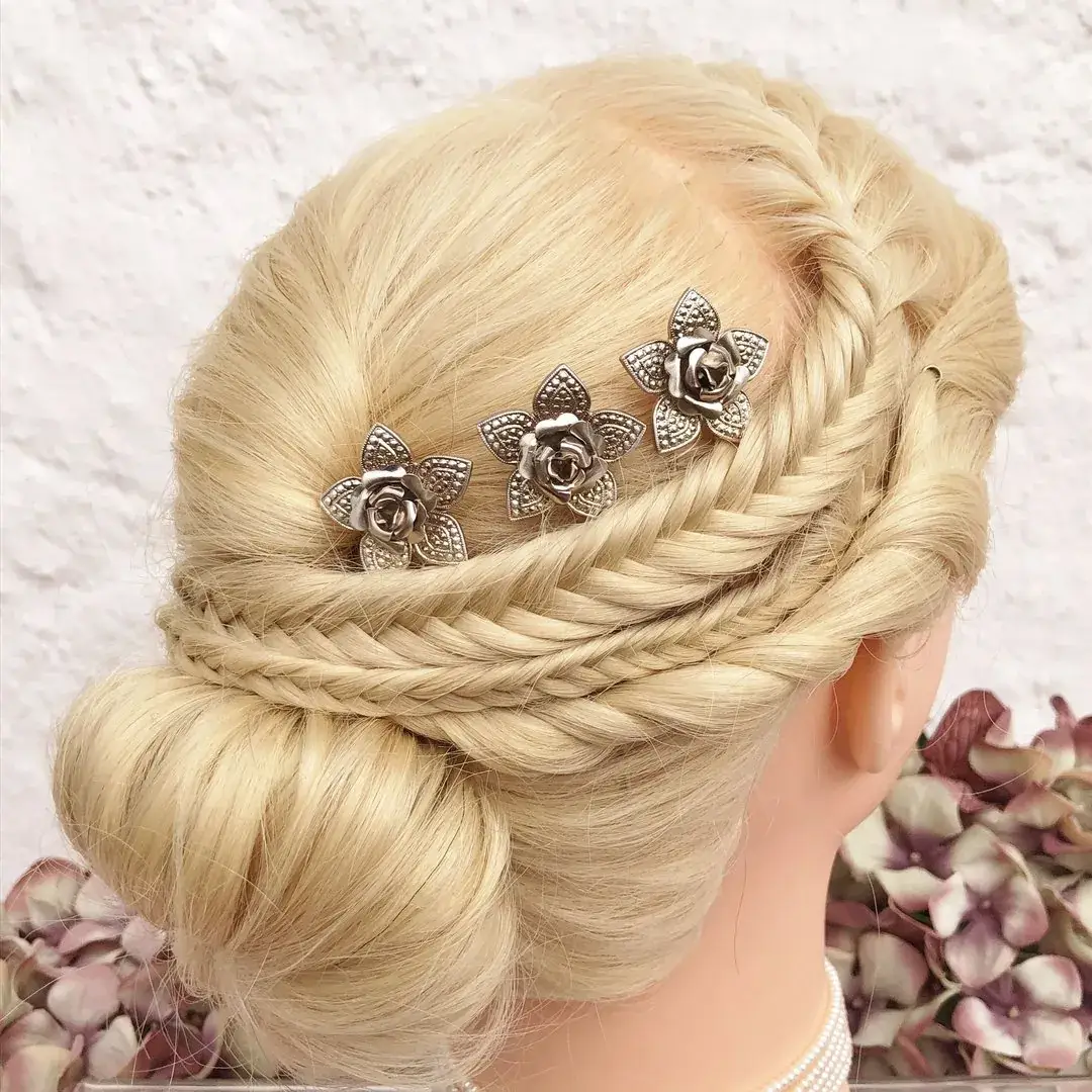 Trachten-Haarnadel mit Rose in champagner – Bild 13 – Chiemgauer Heimatwerk Trachten-Onlineshop Trachten-Haarnadel mit Rose in champagner - Bild 13 - Chiemgauer Heimatwerk Trachten-Onlineshop