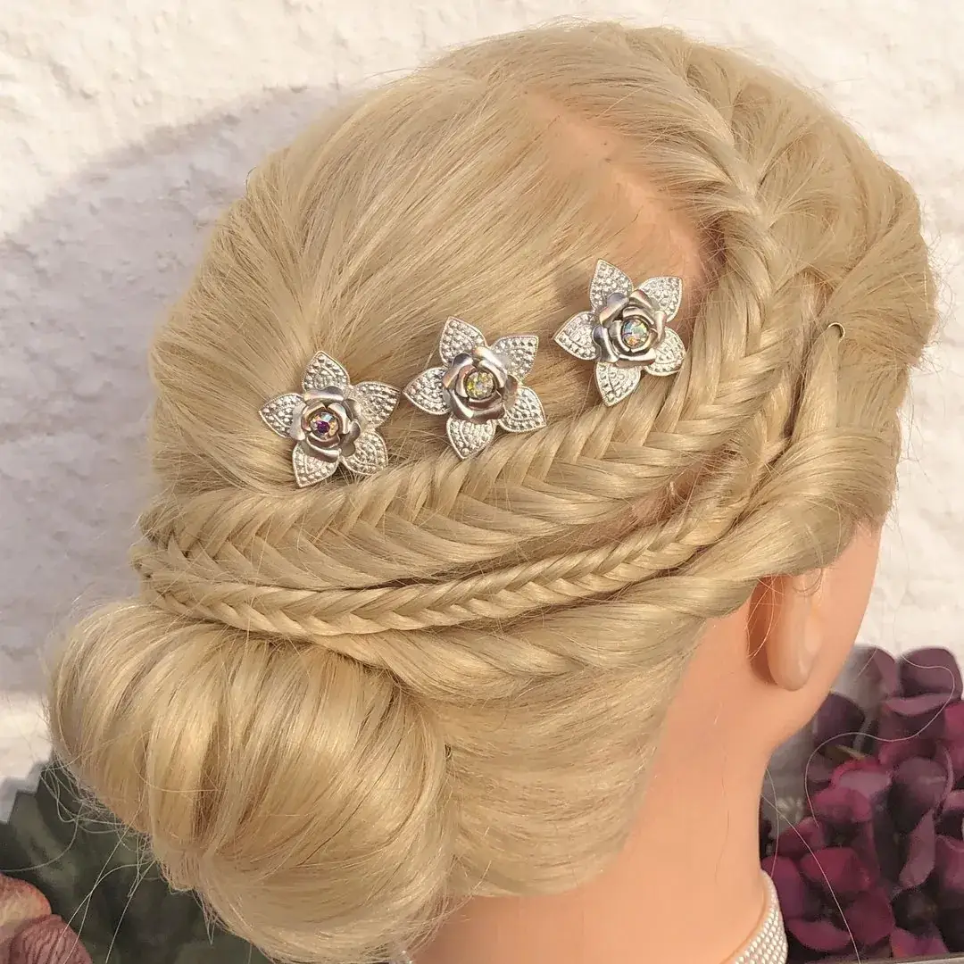 Trachten-Haarnadel mit Swarovski in kristallAB – Bild 12 – Chiemgauer Heimatwerk Trachten-Onlineshop Trachten-Haarnadel mit Swarovski in kristallAB - Bild 12 - Chiemgauer Heimatwerk Trachten-Onlineshop
