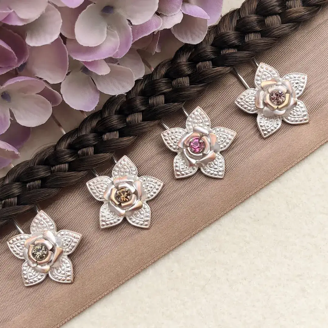 Trachten-Haarnadel mit Swarovski in rosé No. 5 – Bild 7 – Chiemgauer Heimatwerk Trachten-Onlineshop Trachten-Haarnadel mit Swarovski in rosé No. 5 - Bild 7 - Chiemgauer Heimatwerk Trachten-Onlineshop