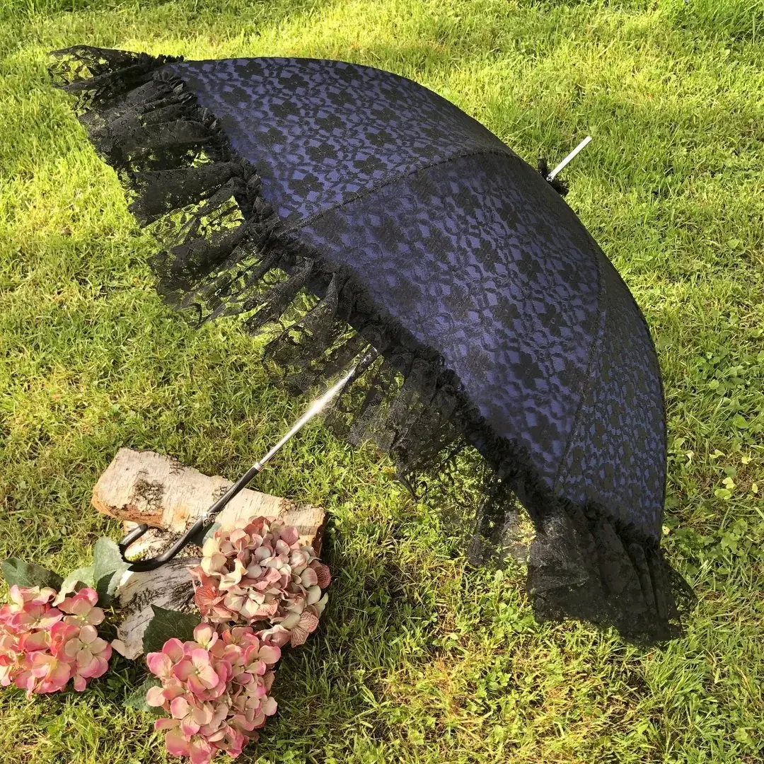 Trachtenschirm aus Spitze in blau – Bild 6 – Chiemgauer Heimatwerk Trachten-Onlineshop Trachtenschirm aus Spitze in blau - Bild 6 - Chiemgauer Heimatwerk Trachten-Onlineshop