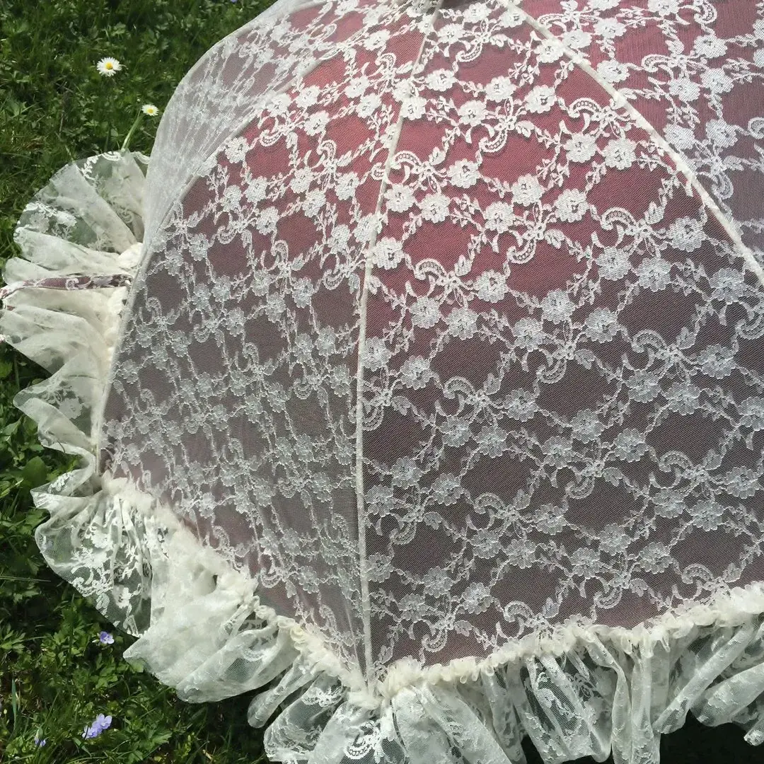 Trachtenschirm aus Spitze in creme – Bild 3 – Chiemgauer Heimatwerk Trachten-Onlineshop Trachtenschirm aus Spitze in creme - Bild 3 - Chiemgauer Heimatwerk Trachten-Onlineshop