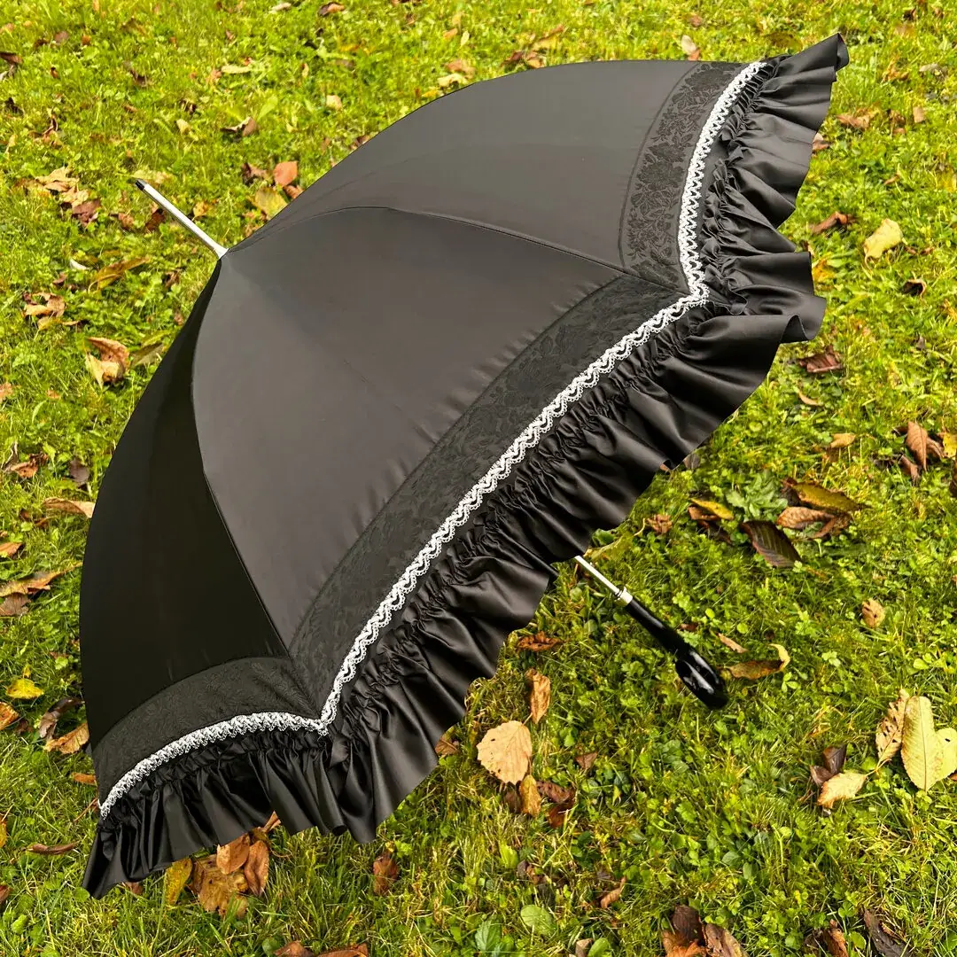 Trachtenschirm mit Rüsche schwarz No. 1 – Bild 5 – Chiemgauer Heimatwerk Trachten-Onlineshop Trachtenschirm mit Rüsche schwarz No. 1 - Bild 5 - Chiemgauer Heimatwerk Trachten-Onlineshop