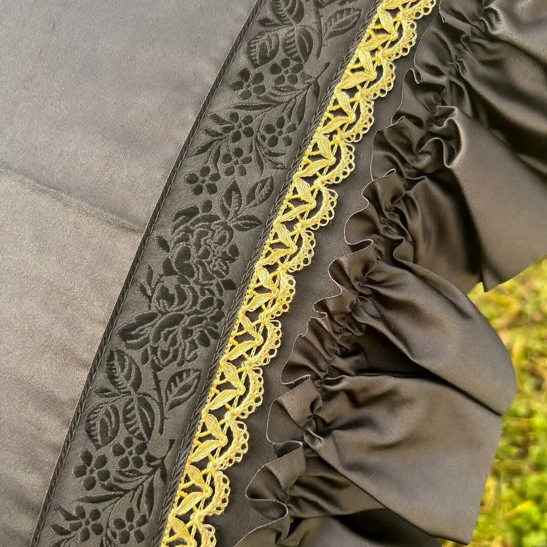 Trachtenschirm mit Rüsche schwarz No. 10 – Bild 9 – Chiemgauer Heimatwerk Trachten-Onlineshop Trachtenschirm mit Rüsche schwarz No. 10 - Bild 9 - Chiemgauer Heimatwerk Trachten-Onlineshop