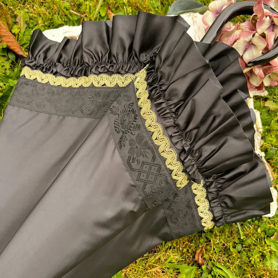 Trachtenschirm mit Rüsche schwarz No. 12 – Bild 13 – Chiemgauer Heimatwerk Trachten-Onlineshop Trachtenschirm mit Rüsche schwarz No. 12 - Bild 13 - Chiemgauer Heimatwerk Trachten-Onlineshop