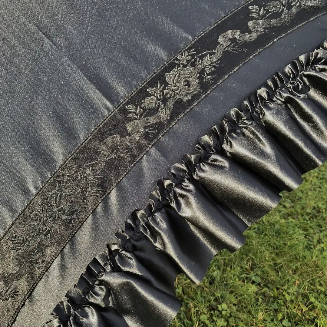 Trachtenschirm mit Rüsche schwarz No. 8 – Bild 7 – Chiemgauer Heimatwerk Trachten-Onlineshop Trachtenschirm mit Rüsche schwarz No. 8 - Bild 7 - Chiemgauer Heimatwerk Trachten-Onlineshop