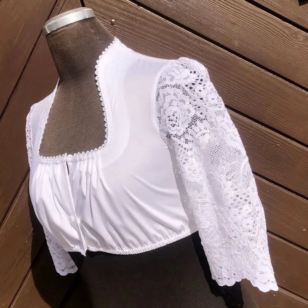 Waldorff Dirndlbluse weiß mit Spitzenärmeln No. 3 – Bild 15 – Chiemgauer Heimatwerk Trachten-Onlineshop Waldorff Dirndlbluse weiß mit Spitzenärmeln No. 3 - Bild 15 - Chiemgauer Heimatwerk Trachten-Onlineshop