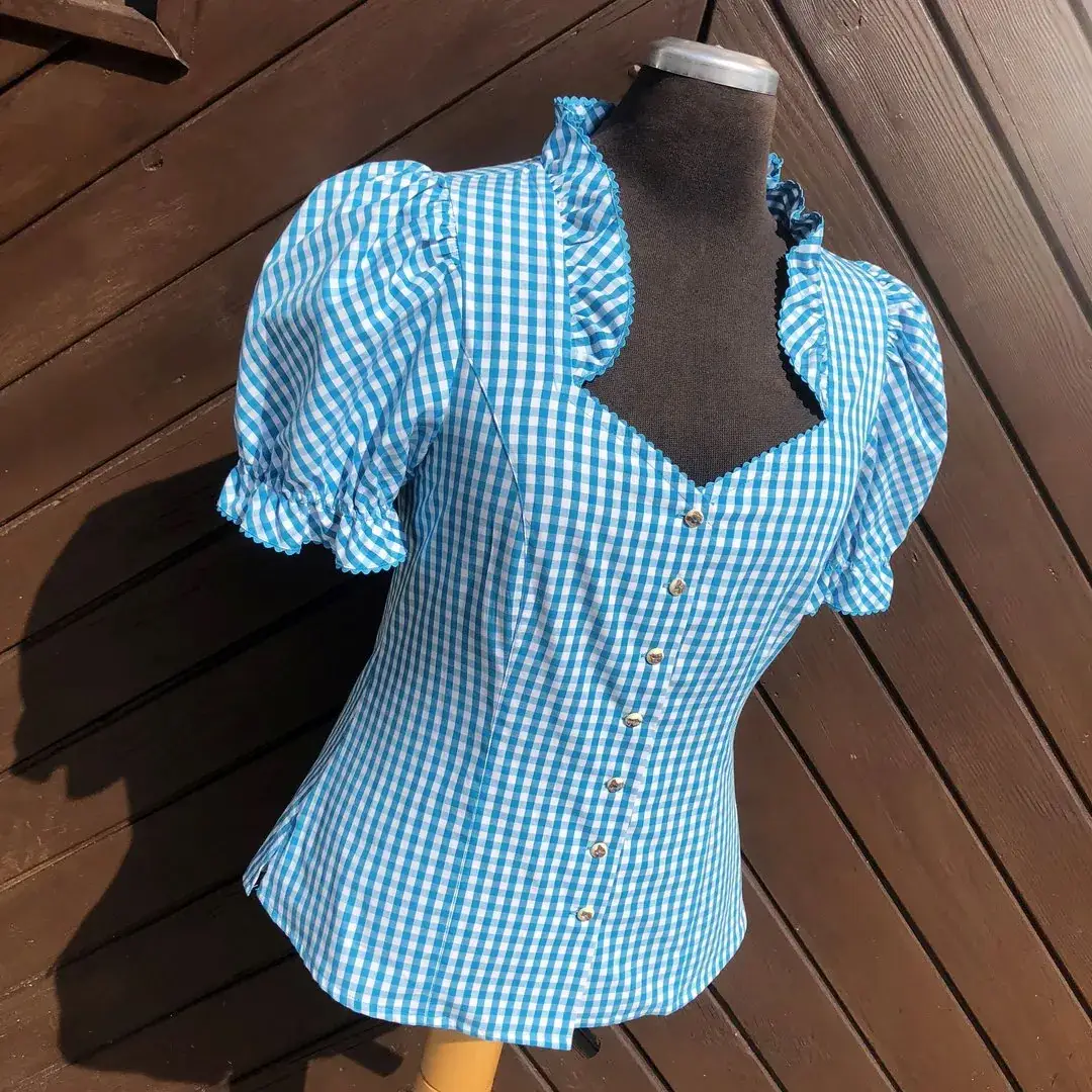 Waldorff Trachtenbluse kariert kurzarm No. 1 – Bild 1 – Chiemgauer Heimatwerk Trachten-Onlineshop Waldorff Trachtenbluse kariert kurzarm No. 1 - Bild 1 - Chiemgauer Heimatwerk Trachten-Onlineshop