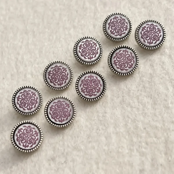 Trachtenknopf mit Ornament in rosa – Bild 7 – Chiemgauer Heimatwerk Trachten-Onlineshop Trachtenknopf mit Ornament in rosa - Bild 7 - Chiemgauer Heimatwerk Trachten-Onlineshop